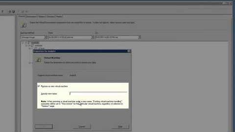 HP Data Protector 8   VMware Advanced Restore Options