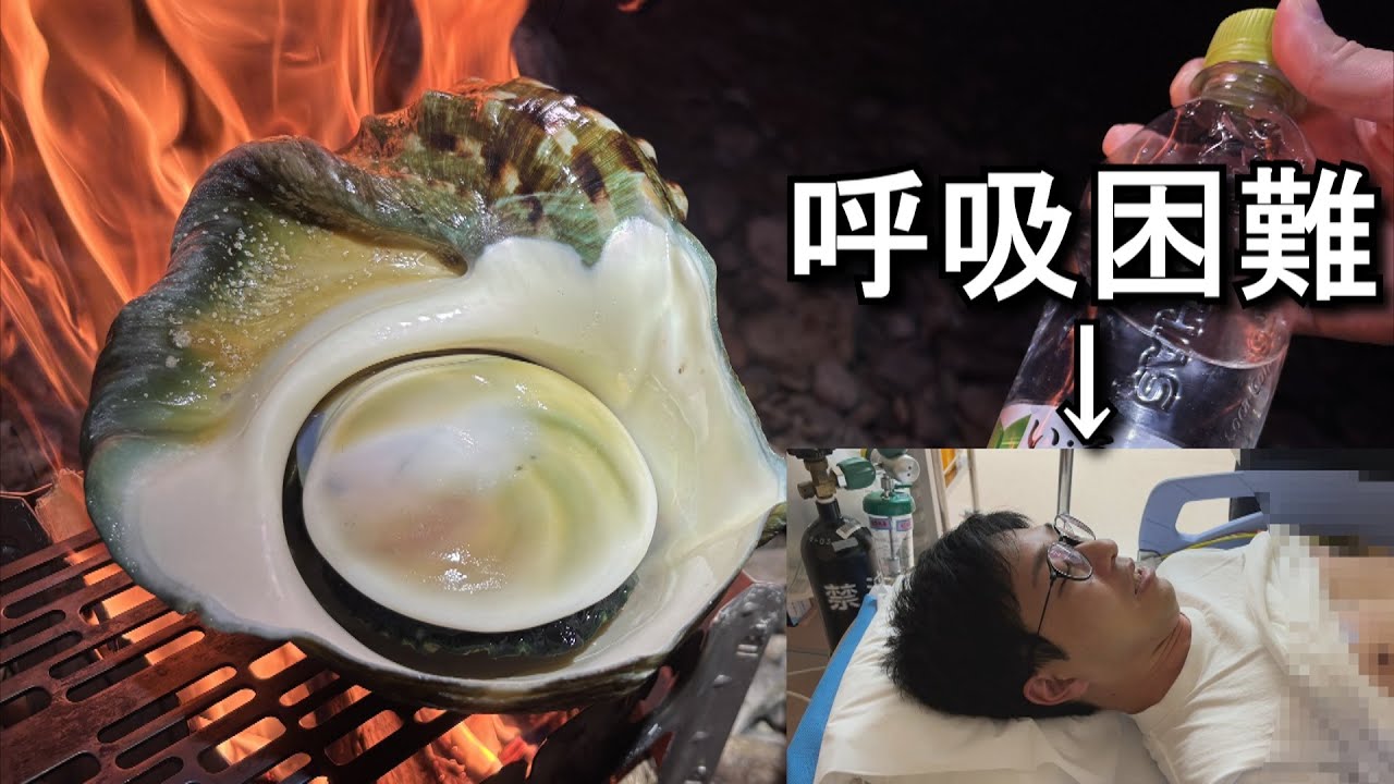 I almost died when I grilled the world's largest turban shell