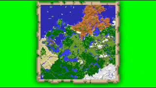 Minecraft map green screen video