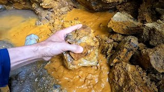 traditional gold panning