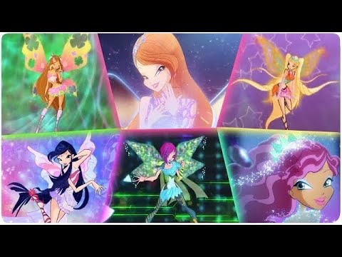 Winx Club - All Transformations Up To Cosmix [Season 1 to 8]