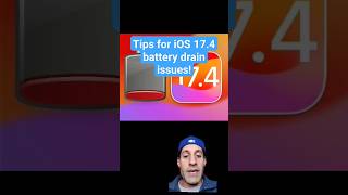 Tips for resolving battery drain issues on #ios 17.4! #ios17 #apple #iphone #battery