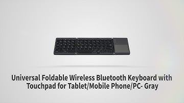 Tablet / Mobile Phone / PC Foldable Wireless Keyboard with Touchpad