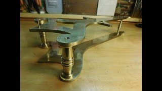 WR Smith's Grasshopper Clock: Part 3 The Pillars