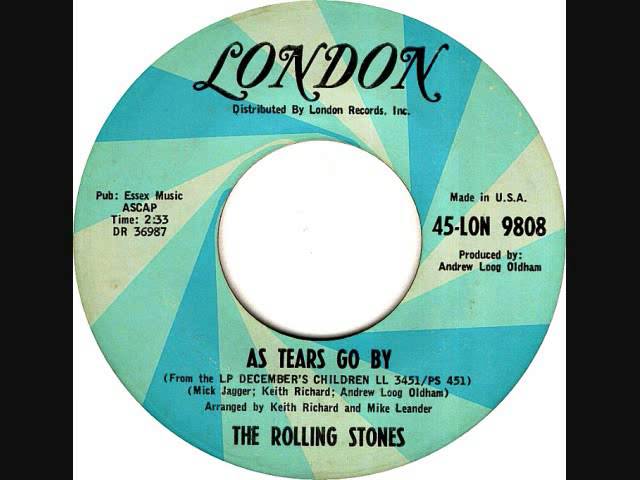 THE ROLLING STONES AS TEARS GO BY プロモ盤 THE ROLLING STONES AS TEARS GO BY プロモ盤 THE ROLLING