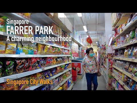 Farrer Park - A charming neighbourhood - Singapore City Walks [4k]