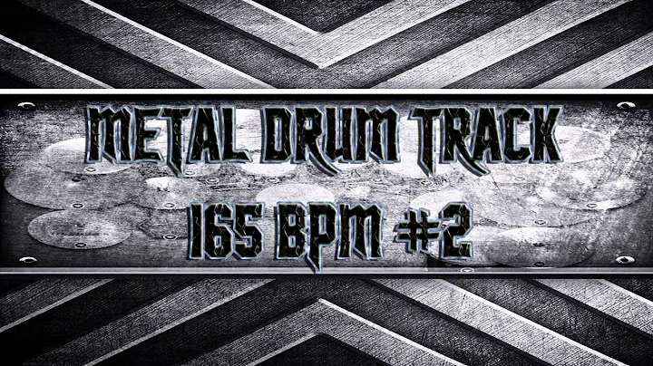 Metal Drum Track 165 BPM #2 (HQ,HD)