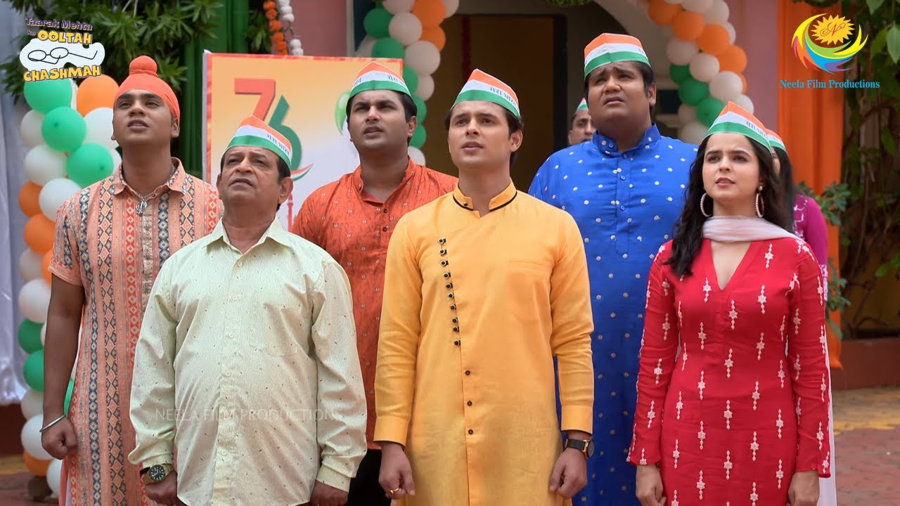 NEW Ep 3851   Gokuldham Celebrates Independence Day  Taarak Mehta Ka Ooltah Chashmah  