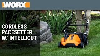 36V 19' WORX Cordless Pacesetter™ Mower w/ IntelliCut™ [WG789]