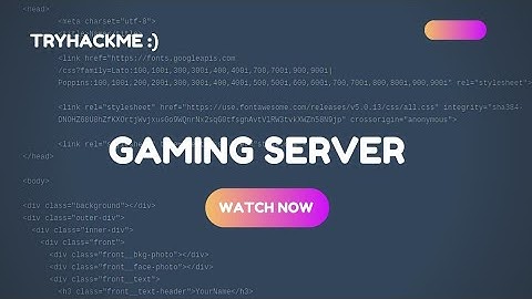 THM | Gaming Server| LXD priv esc