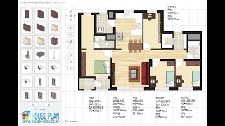 인천 영종A37블록 84A2 TYPE 가구배치 프로그램