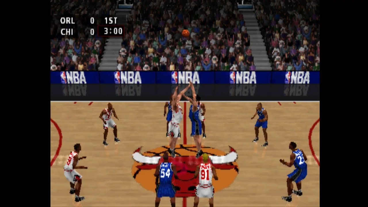 NBA Live 99 -- Gameplay (PS1)
