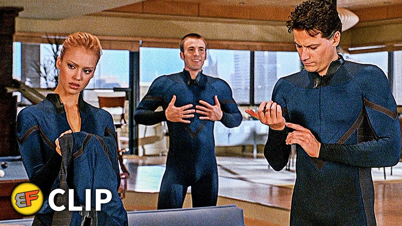 ⁣Reed Richards Designs The Suits Scene | Fantastic Four (2005) Movie Clip HD 4K