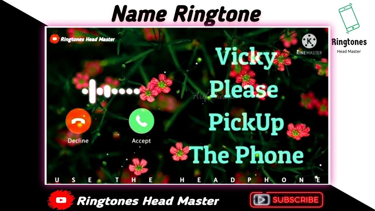 Vicky Please Pickup The Phone Ringtone _Arif Creation