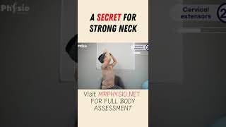 Strengthen your neck muscles while stretching them at the same time!