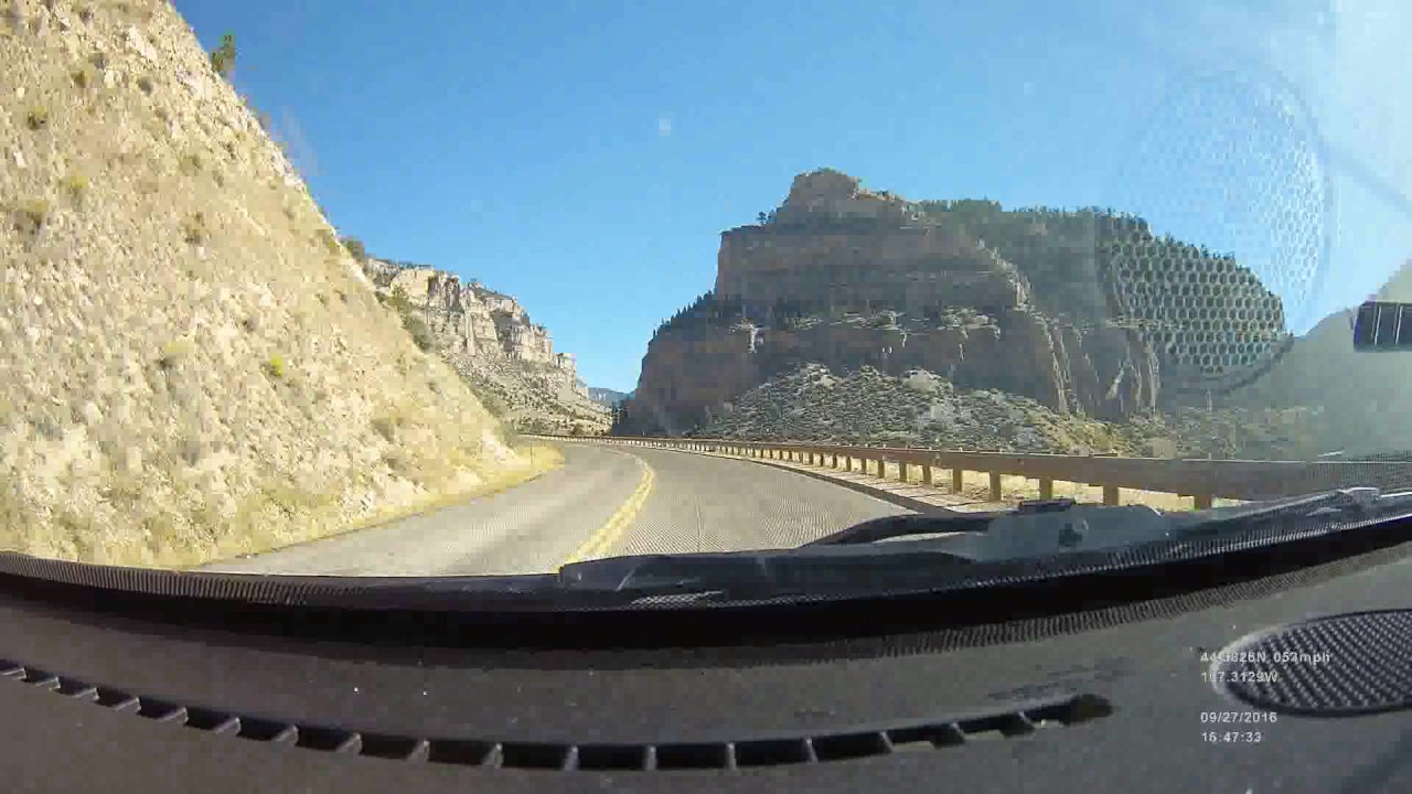 Time lapse drive Cody, WY to Rapid City, SD YouTube