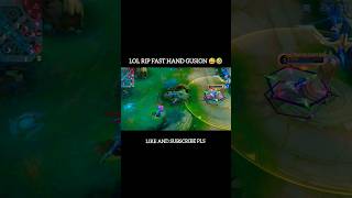 harley vs fast hand gusion lol 🤣😂#mlbb #shorts