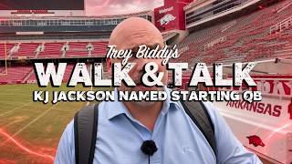 WALK & TALK: KJ Jackson named Arkansas starting quarterback