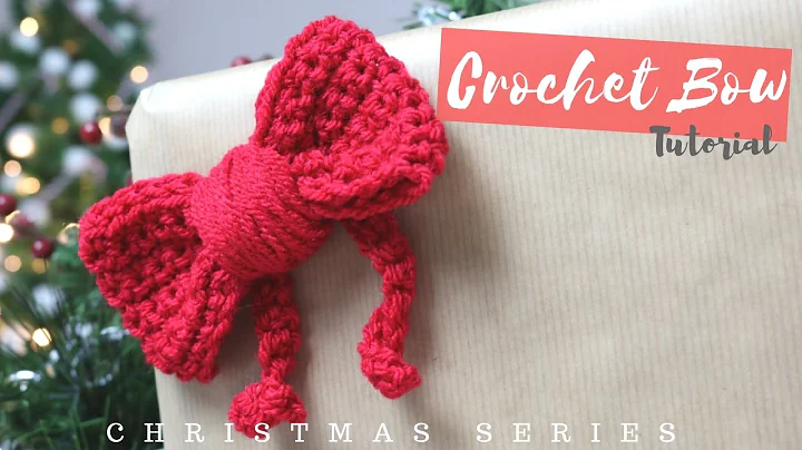 Easy Crochet Bow for Christmas Series