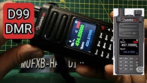 D99 DMR V/UHF RADIO Set Up & Test