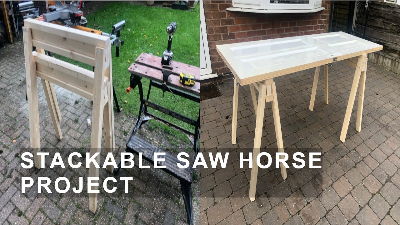Stackable Saw Horse Project | SUPER EASY PROJECT !!