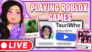 🔴 LIVE: Playing ROBLOX with SUBSCRIBERS // I Read Chat Join me!