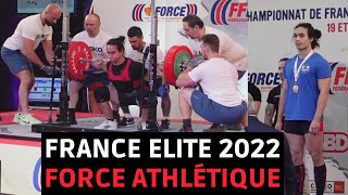 CHAMPIONNATS DE FRANCE ELITE 2022 | FORCE ATHLETIQUE | VLOG