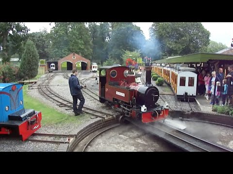 Thumbnail for Longleat Safari Park Railway Jungle Express Narrow Gauge Steam & Diesel Trains, August 2011