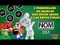 5 personajes de marcas que dicen adiós a las envolturas - NOM 051 - nuevo etiquetado