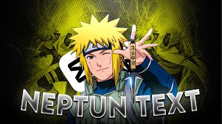 Text Like Neptun - Capcut || Tutorial