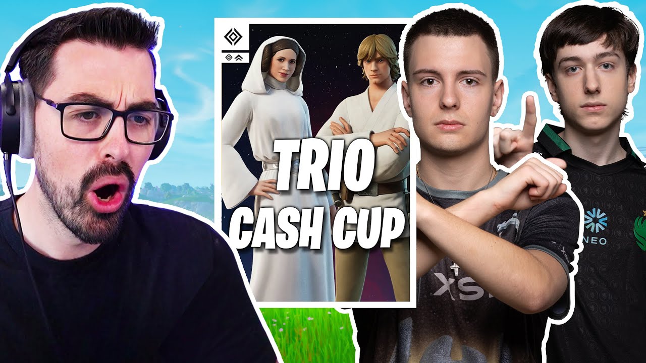 WATCHING NA TRIO CASH CUP FINALS 🏆PETERBOT vs. POLLO ⚔️ FNCS TOMORROW 😁