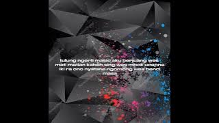 lirik mbok angep opo atiku