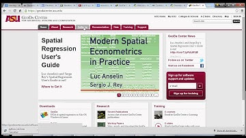 Tour of Python & PySAL