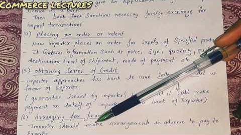 import procedure || export and import procedure and documentation || class 11 business studies