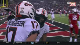 No. 9 Oklahoma State vs Texas Tech Football Highlights