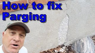 How to Repair Foundation Parging