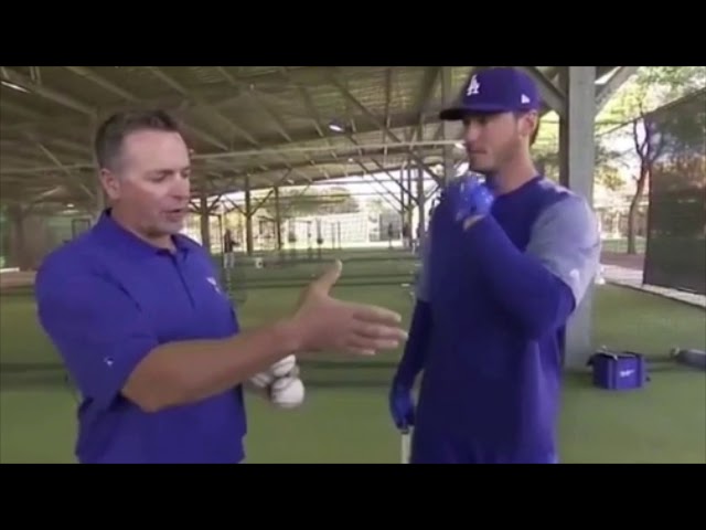 Cody Bellinger Batting Cage Routine 
