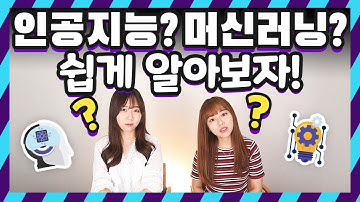 인공지능과 머신러닝을 쉽게 알아보자!