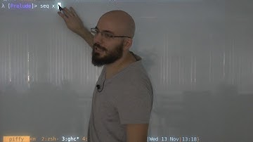 Programação Funcional, 2019-11-13: Strictness ; Functor-Applicative-Monad