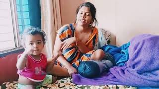 Aaj Maine Baby Ko Open Breastfeeding Karvai Tutu Saha Breastfeeding Vlog