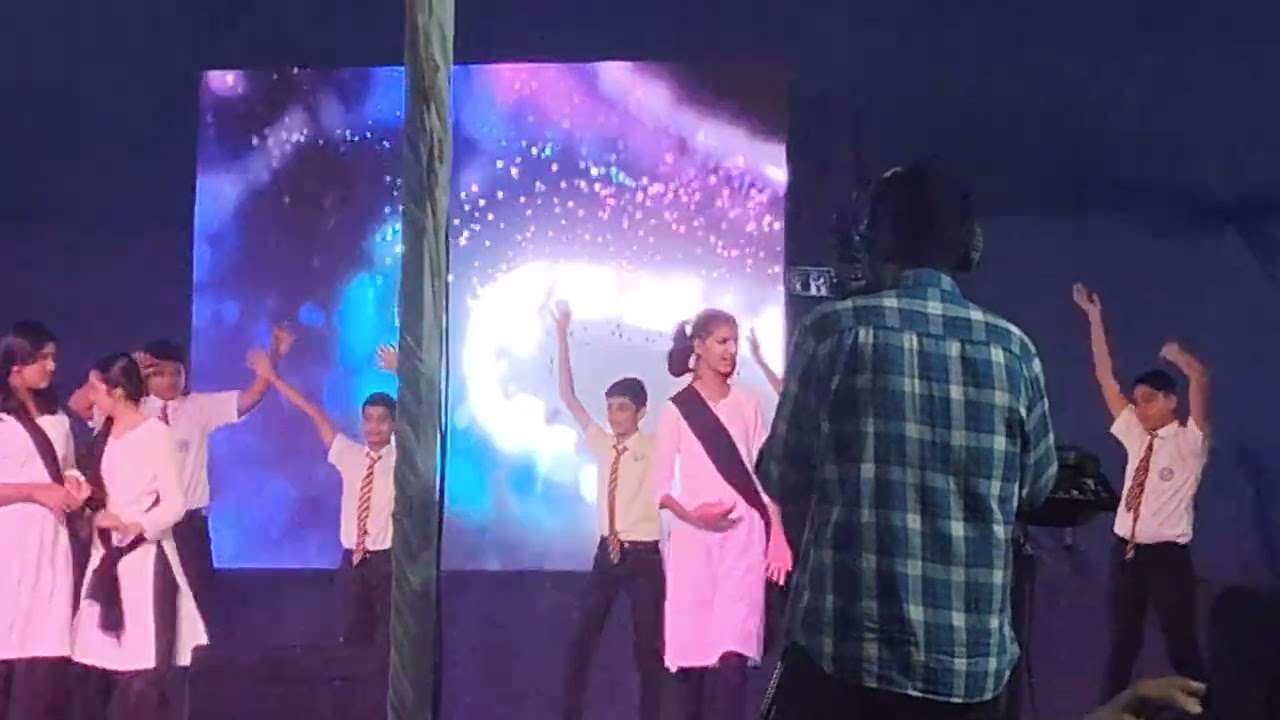 Epic ‘Udaan’ Digital Backdrop for Guardian School Annual Function & Stunning Effects & Light Rays! 