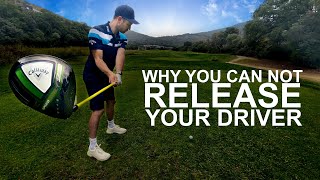 WHY YOU CAN NOT RELEASE YOUR GOLF DRIVER