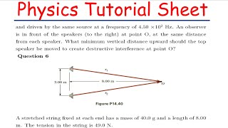 PHY102 TUTORIAL SHEET 4