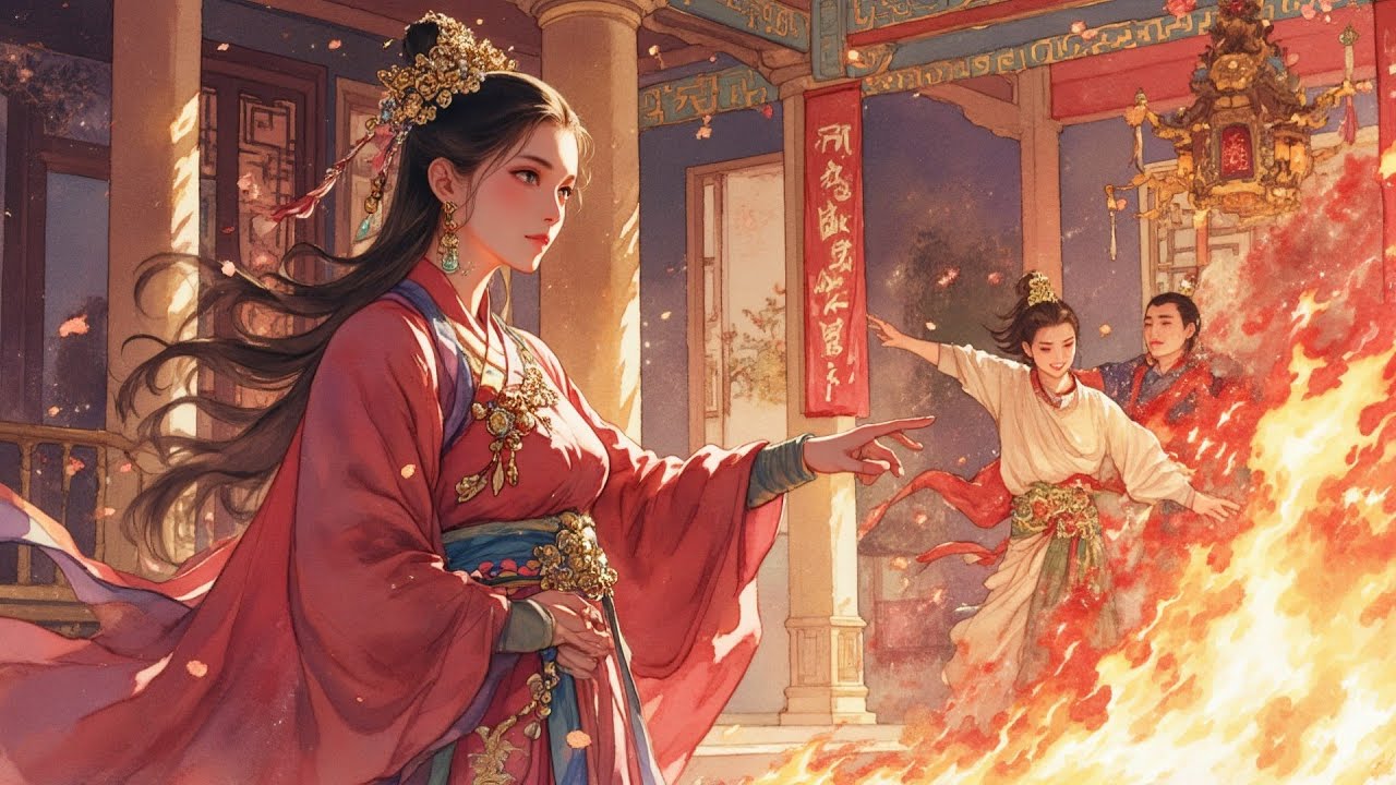 Mi prometido salvó a la concubina y murió, pero ella me mató.Al renacer, le dije al...| Ficción AI