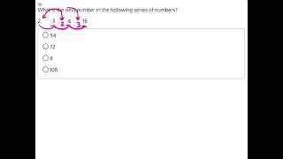 Number Series Intro Test Solution 3