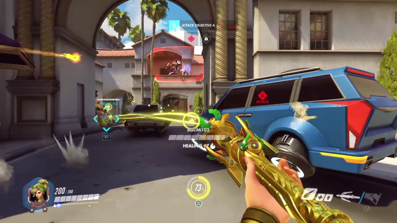 Overwatch S5 competitive Play placement match 2 - YouTube