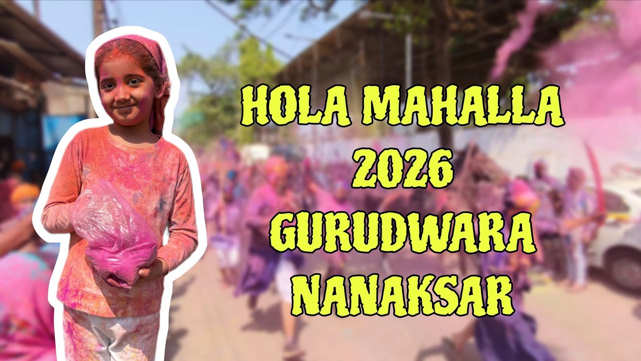 Hola mohalla 2026Gurdwara nanaksar Sahib Makkhan Shah labana Ulhasnagar 3❤️🙏❤️#youtubeshorts #holi 🫵
