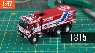 Why is it so difficult? Assembly of Tatra T815 6x6 resin in 1:87 scale (H0)