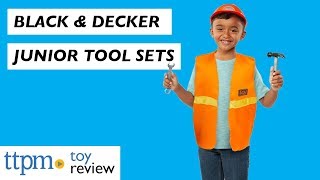 Black and Decker Junior Deluxe Tool Set Unboxing 