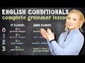 THE CONDITIONALS - 0,1,2 & 3 Conditionals& QUIZ - English Grammar Lesson